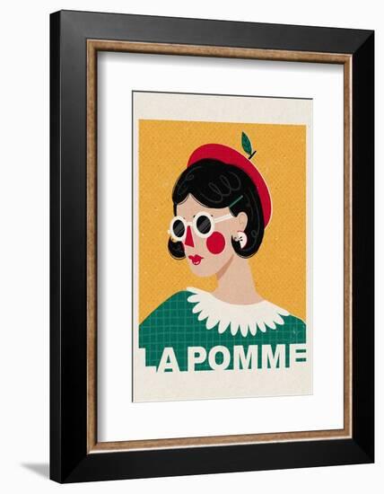 La Pomme French Fashion Portrait-Julia Leister-Framed Photographic Print