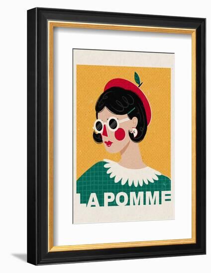 La Pomme French Fashion Portrait-Julia Leister-Framed Photographic Print