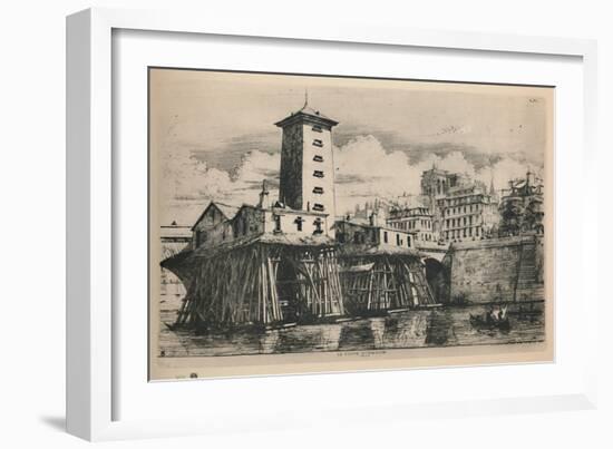 'La Pompe Notre-Dame (9th State, 6 3/4 x 9 7/8 Inches)', 1852, (1927)-Charles Meryon-Framed Giclee Print