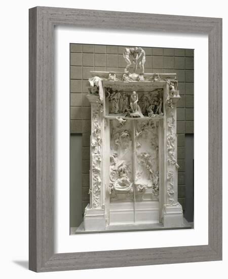 La Porte de l'Enfer-Auguste Rodin-Framed Giclee Print