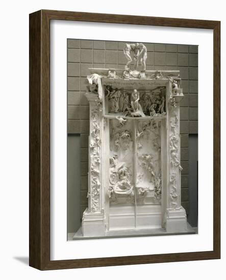 La Porte de l'Enfer-Auguste Rodin-Framed Giclee Print