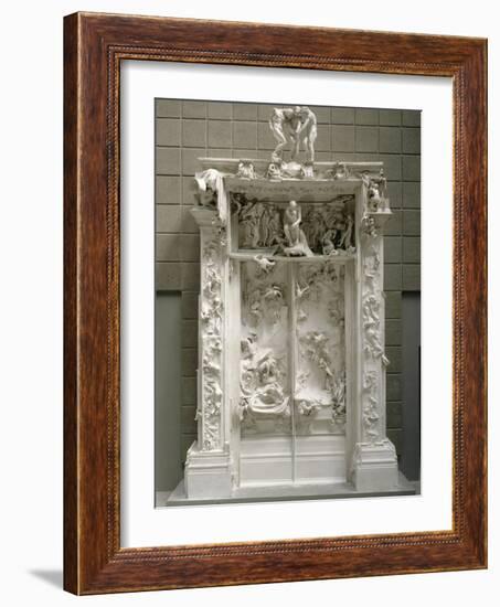 La Porte de l'Enfer-Auguste Rodin-Framed Giclee Print