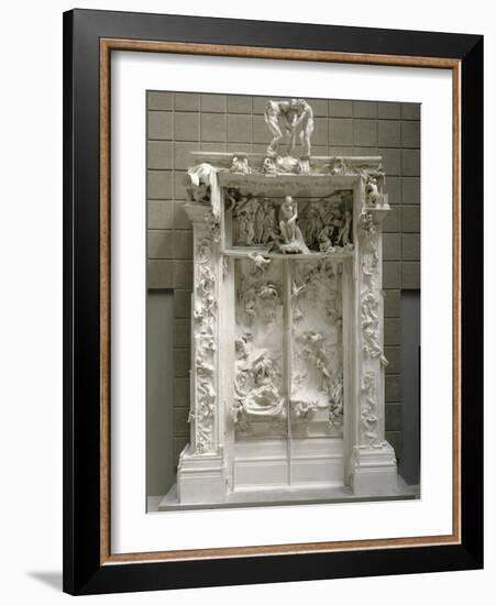 La Porte de l'Enfer-Auguste Rodin-Framed Giclee Print