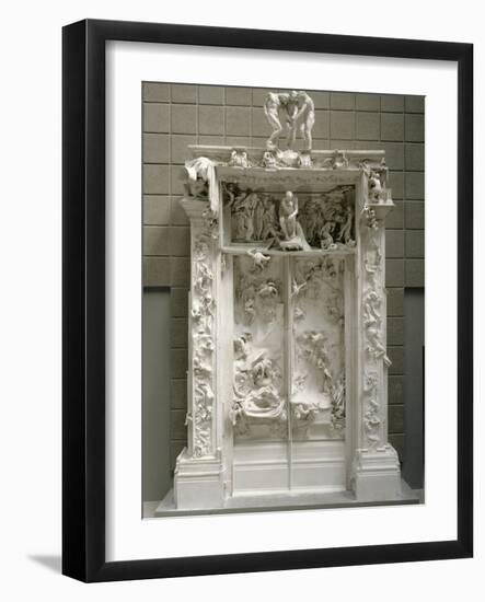 La Porte de l'Enfer-Auguste Rodin-Framed Giclee Print