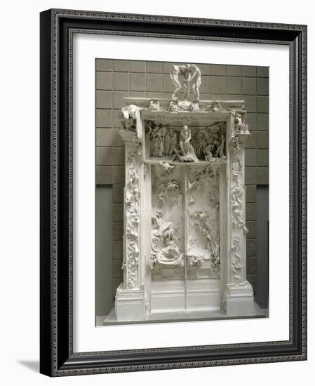 La Porte de l'Enfer-Auguste Rodin-Framed Giclee Print