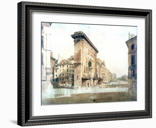 La Porte St Denis, Paris, 1800-Thomas Girtin-Framed Giclee Print