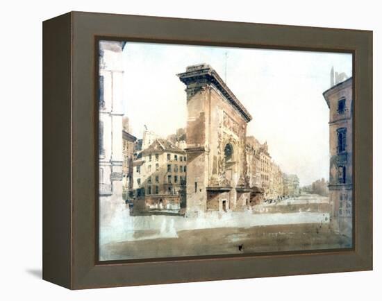 La Porte St Denis, Paris, 1800-Thomas Girtin-Framed Premier Image Canvas