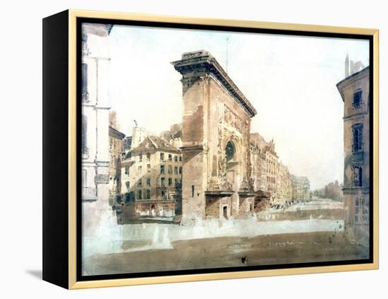 La Porte St Denis, Paris, 1800-Thomas Girtin-Framed Premier Image Canvas