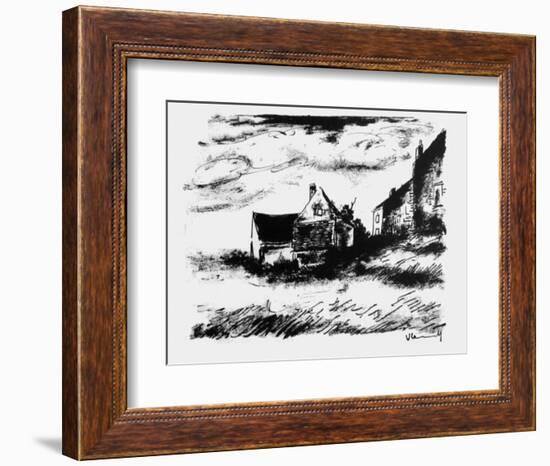 La Potiniere a Rueil-Maurice De Vlaminck-Framed Collectable Print