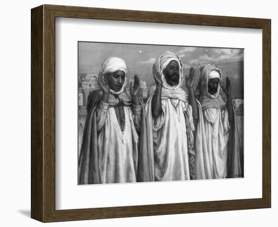 La Prière sur les terrasses-François Vizzavona-Framed Giclee Print