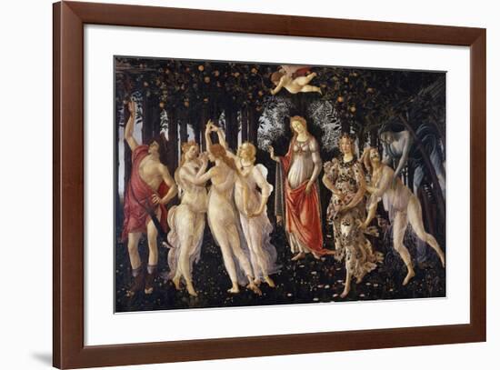 La Primavera, 1481-1482-Sandro Botticelli-Framed Giclee Print