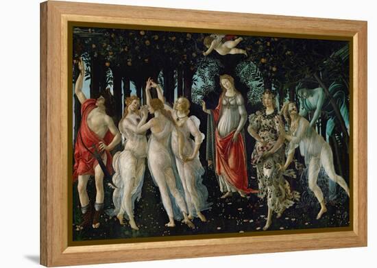 La Primavera (Spring), 1477-Sandro Botticelli-Framed Premier Image Canvas