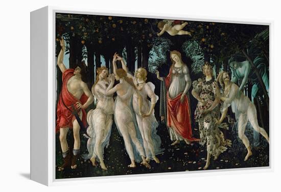 La Primavera (Spring), 1477-Sandro Botticelli-Framed Premier Image Canvas