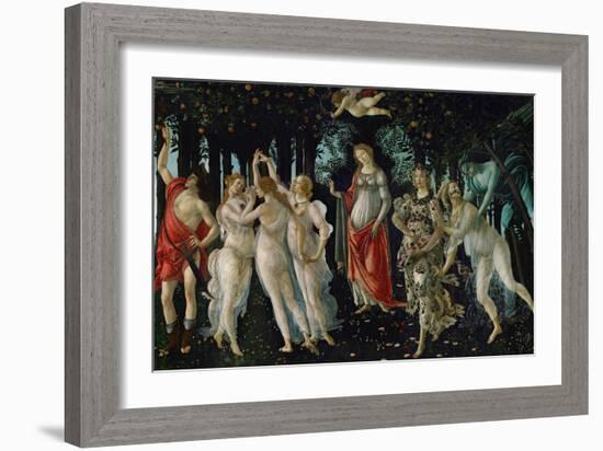 La Primavera (Spring), 1477-Sandro Botticelli-Framed Giclee Print
