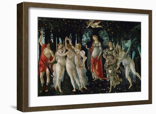 La Primavera (Spring), 1477-Sandro Botticelli-Framed Giclee Print