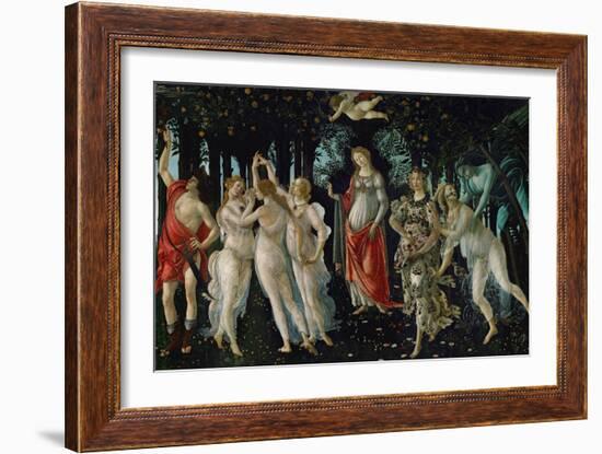 La Primavera (Spring), 1477-Sandro Botticelli-Framed Giclee Print