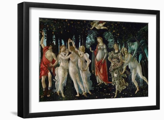 La Primavera (Spring), 1477-Sandro Botticelli-Framed Giclee Print