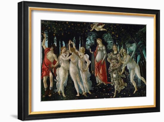 La Primavera (Spring), 1477-Sandro Botticelli-Framed Giclee Print