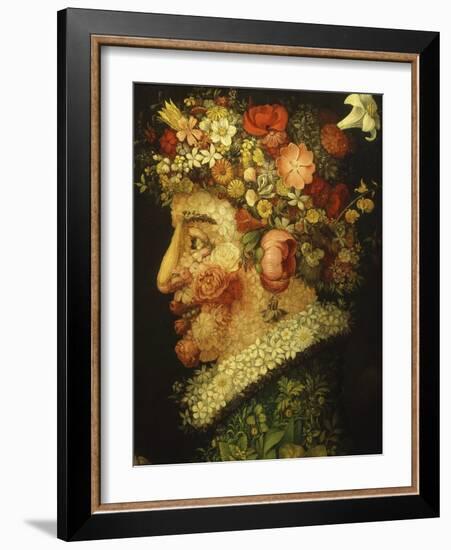 La Primavera (Spring), 1573 (Detail)-Giuseppe Arcimboldo-Framed Giclee Print