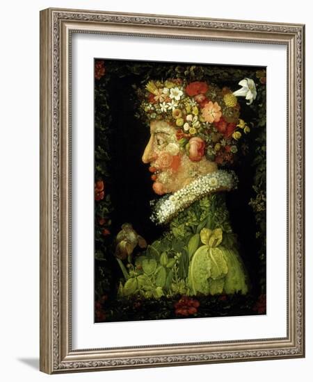 La Primavera (The Spring), 1573-Giuseppe Arcimboldo-Framed Giclee Print