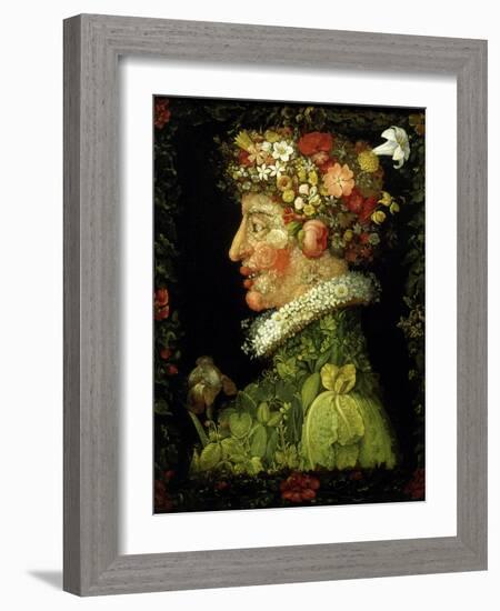 La Primavera (The Spring), 1573-Giuseppe Arcimboldo-Framed Giclee Print