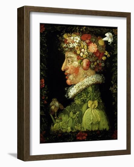 La Primavera (The Spring), 1573-Giuseppe Arcimboldo-Framed Giclee Print