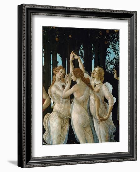 La Primavera, the Three Graces-Sandro Botticelli-Framed Giclee Print