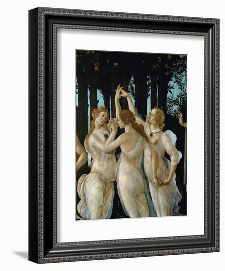 La Primavera, the Three Graces-Sandro Botticelli-Framed Giclee Print