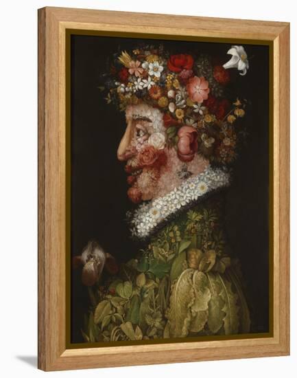 La Primavera-Giuseppe Arcimboldo-Framed Stretched Canvas