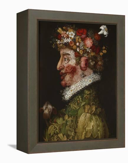 La Primavera-Giuseppe Arcimboldo-Framed Stretched Canvas