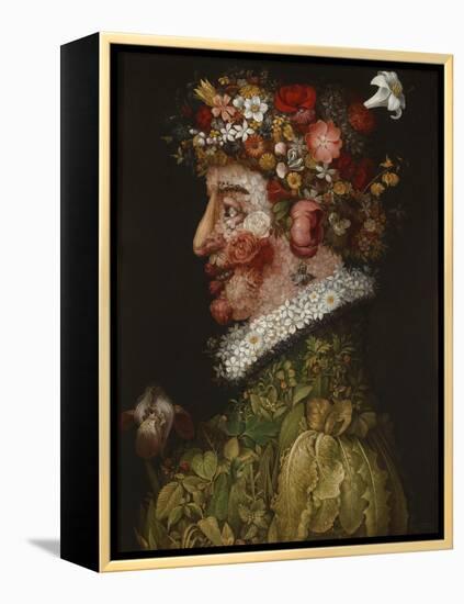 La Primavera-Giuseppe Arcimboldo-Framed Stretched Canvas