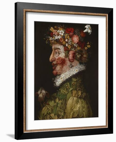 La Primavera-Giuseppe Arcimboldo-Framed Art Print