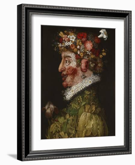 La Primavera-Giuseppe Arcimboldo-Framed Art Print