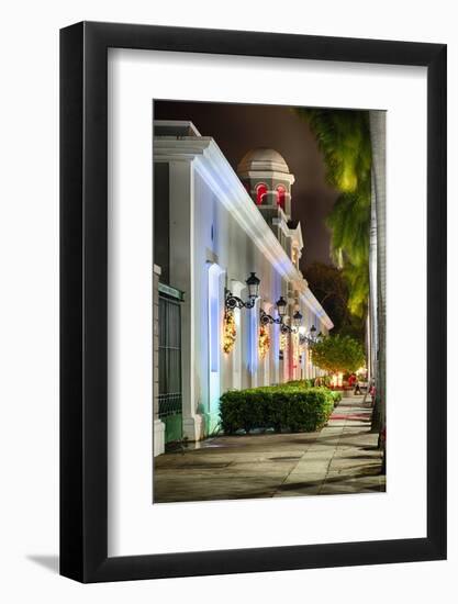 La Princesa During Holidays, San Juan, Puerto Rico-George Oze-Framed Photographic Print