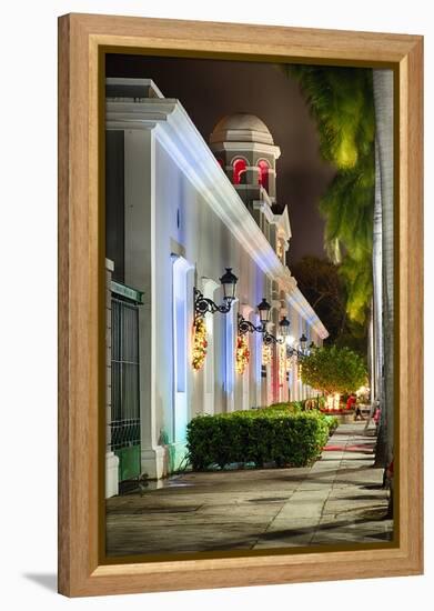 La Princesa During Holidays, San Juan, Puerto Rico-George Oze-Framed Premier Image Canvas