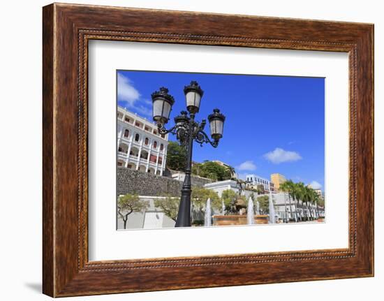 La Princesa Fountain in Old San Juan, Puerto Rico, Caribbean-Richard Cummins-Framed Photographic Print