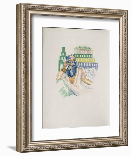 La Princesse de Babylone 02 (Essai 5)-Kees van Dongen-Framed Premium Edition