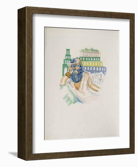 La Princesse de Babylone 02 (Essai 5)-Kees van Dongen-Framed Premium Edition