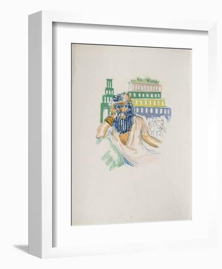 La Princesse de Babylone 02 (Essai 5)-Kees van Dongen-Framed Premium Edition