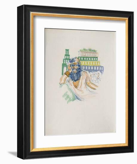 La Princesse de Babylone 02 (Essai 5)-Kees van Dongen-Framed Premium Edition