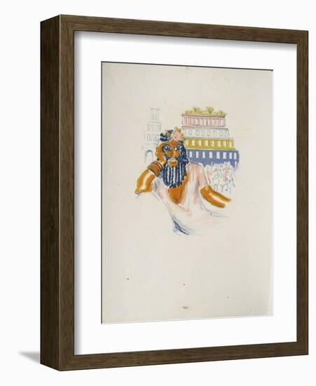 La Princesse de Babylone 02 (Essai 6)-Kees van Dongen-Framed Premium Edition