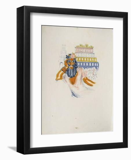 La Princesse de Babylone 02 (Essai 6)-Kees van Dongen-Framed Premium Edition