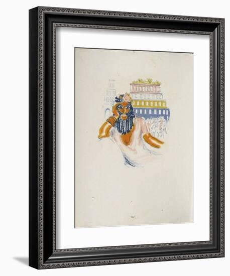 La Princesse de Babylone 02 (Essai 6)-Kees van Dongen-Framed Premium Edition