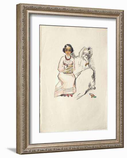 La Princesse de Babylone 19 (Suite couleur)-Kees van Dongen-Framed Premium Edition