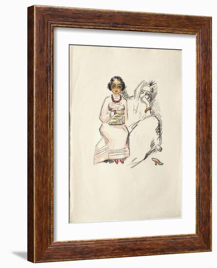 La Princesse de Babylone 19 (Suite couleur)-Kees van Dongen-Framed Premium Edition