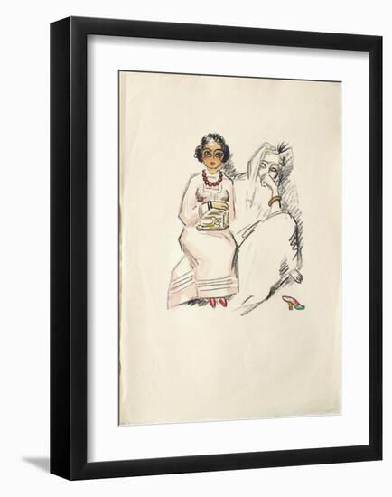 La Princesse de Babylone 19 (Suite couleur)-Kees van Dongen-Framed Premium Edition