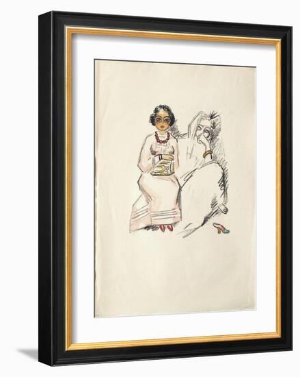 La Princesse de Babylone 19 (Suite couleur)-Kees van Dongen-Framed Premium Edition