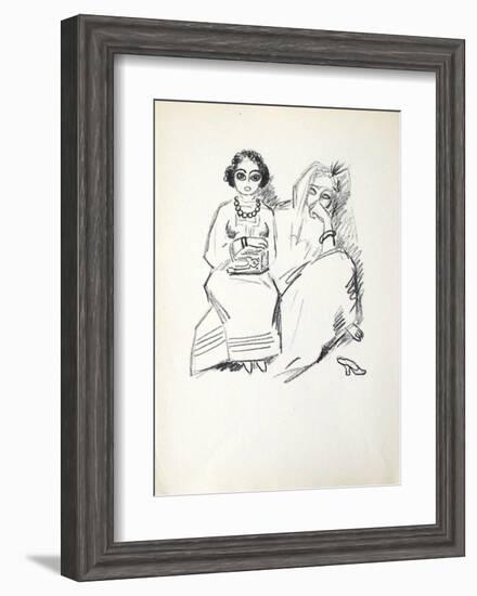 La Princesse de Babylone 19 (Suite NB)-Kees van Dongen-Framed Premium Edition