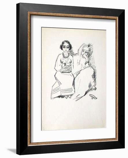 La Princesse de Babylone 19 (Suite NB)-Kees van Dongen-Framed Premium Edition