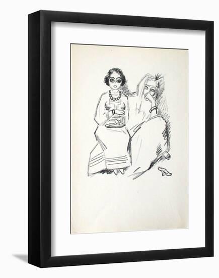 La Princesse de Babylone 19 (Suite NB)-Kees van Dongen-Framed Premium Edition